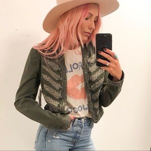 Free People Embroidered jacket